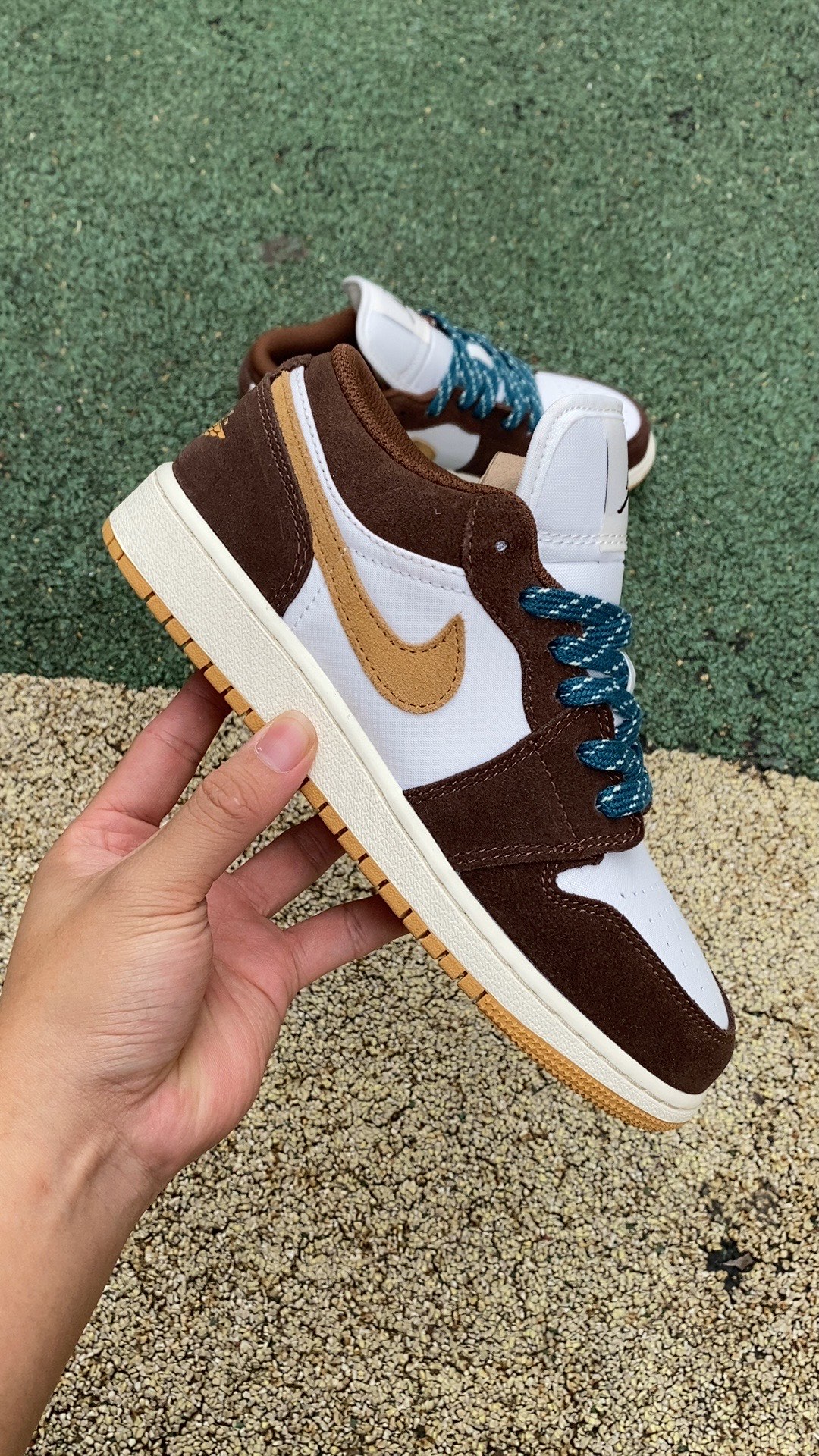 aj1棕白摩卡low尺码36-40纯原版️AirJordan1LowAJ1棕白摩卡低帮复古篮球鞋FB22