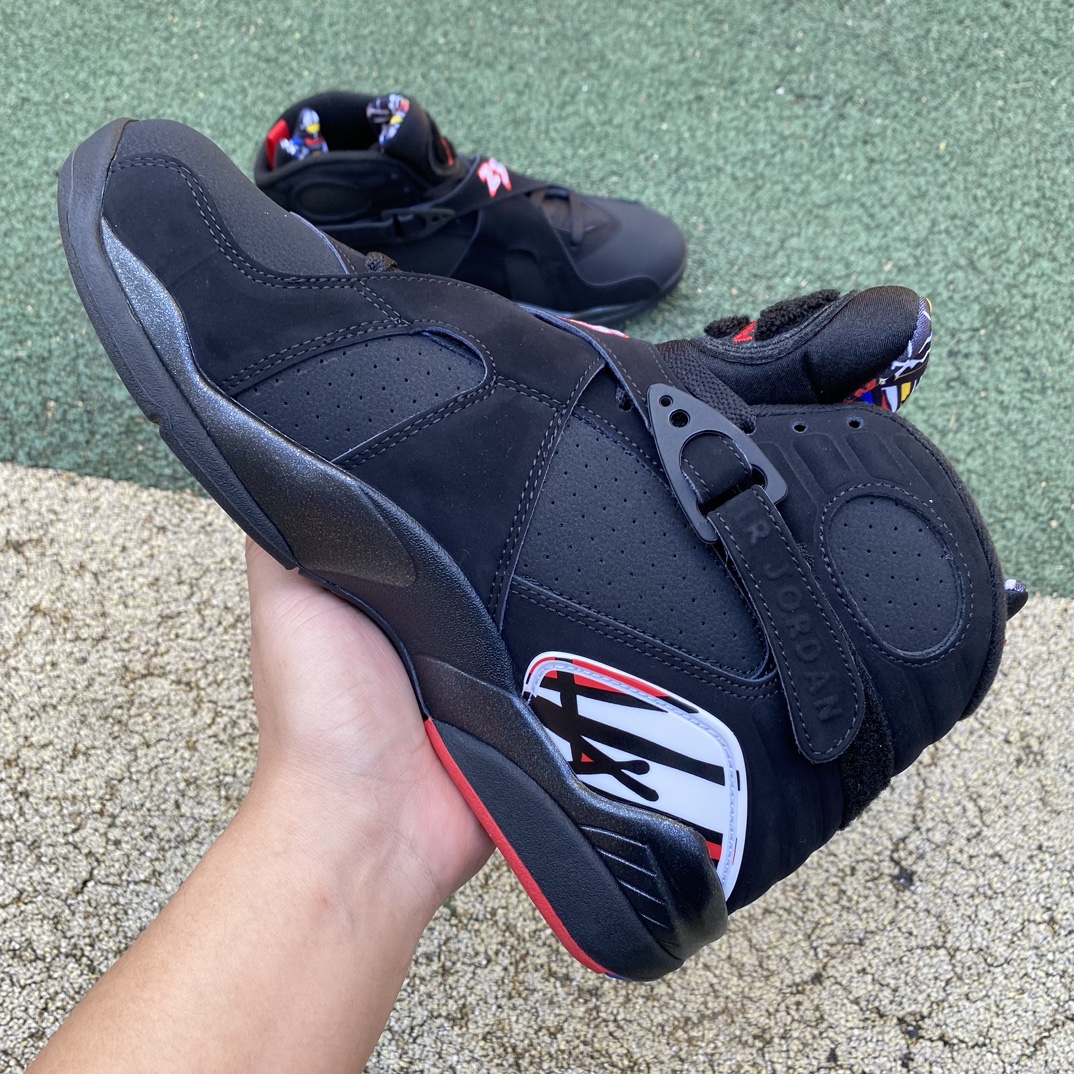 aj8季后赛尺码40-47.5AirJordan8RetroAJ8季后赛黑色复古男子高帮篮球鞋30538