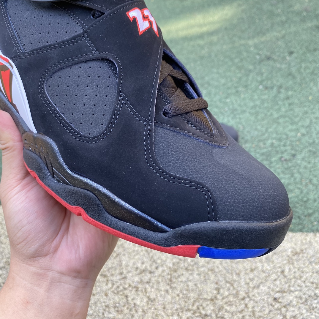 aj8季后赛尺码40-47.5AirJordan8RetroAJ8季后赛黑色复古男子高帮篮球鞋30538