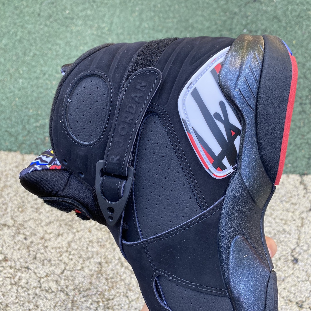 aj8季后赛尺码40-47.5AirJordan8RetroAJ8季后赛黑色复古男子高帮篮球鞋30538