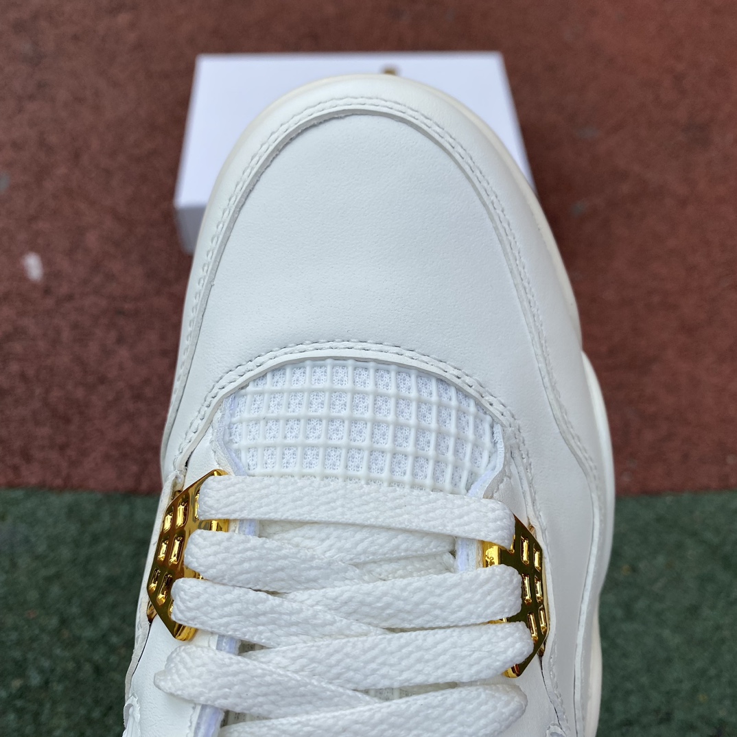 aj4金扣白色尺码36-48.5纯原版️AirJordan4“MetallicGold”AQ9129-1