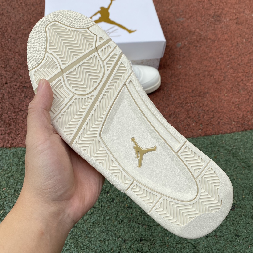 aj4金扣白色尺码36-48.5纯原版️AirJordan4“MetallicGold”AQ9129-1