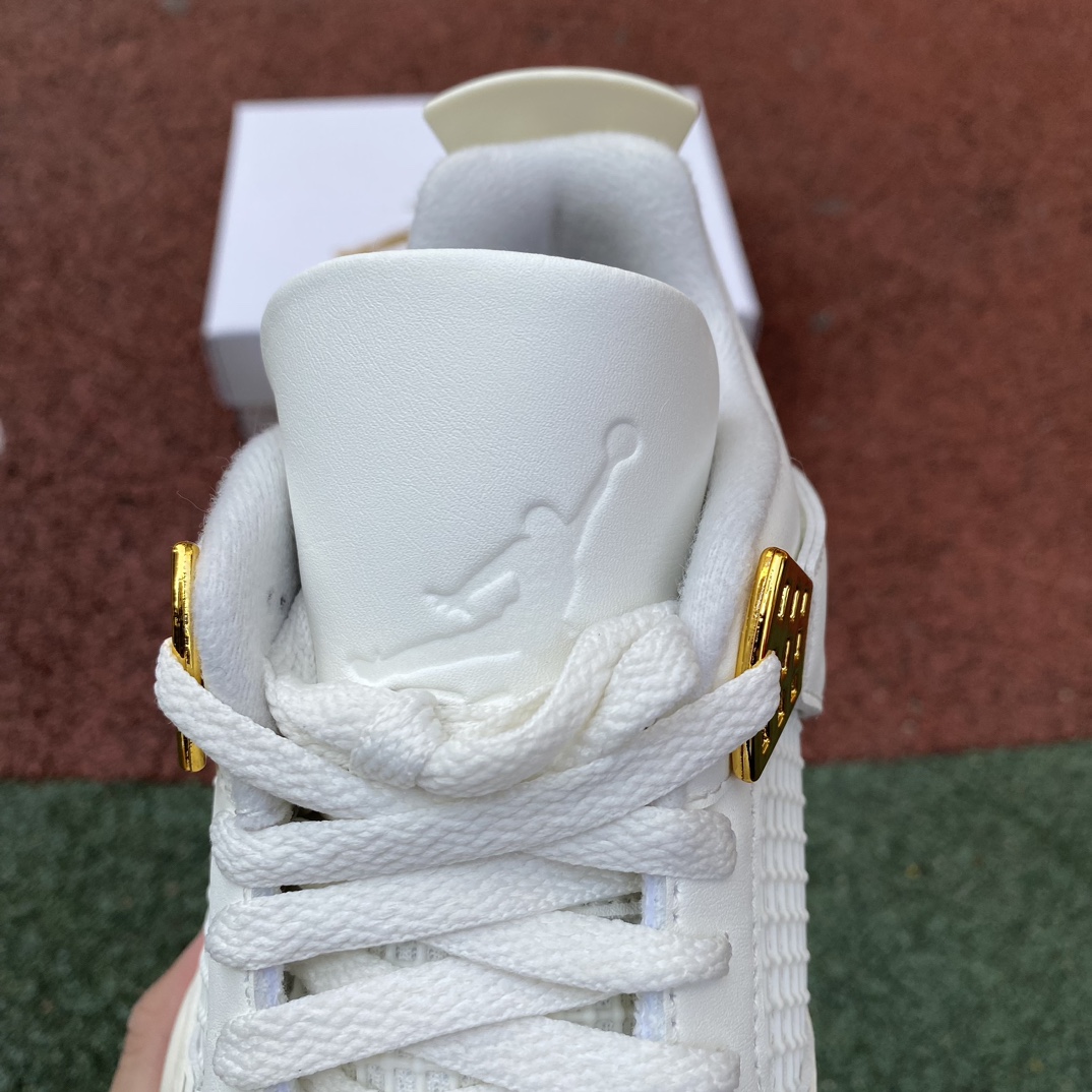 aj4金扣白色尺码36-48.5纯原版️AirJordan4“MetallicGold”AQ9129-1