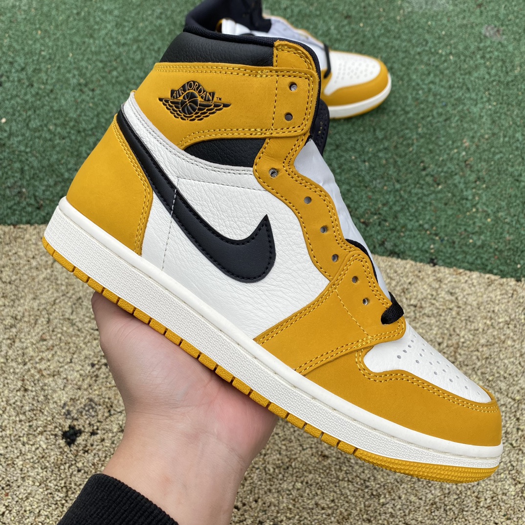 aj1黄色赭石尺码40.5-47.5纯原版️AirJordan1HighOG“YellowOchre”D