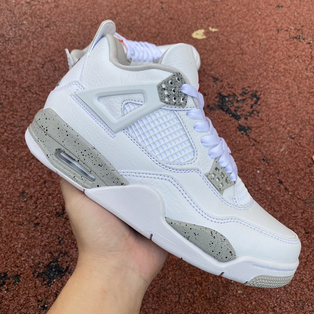 AJ4奥利奥尺码:40-47福利特价出品-Airjordan4whiteoreoaj4白奥利奥灰白水泥泼