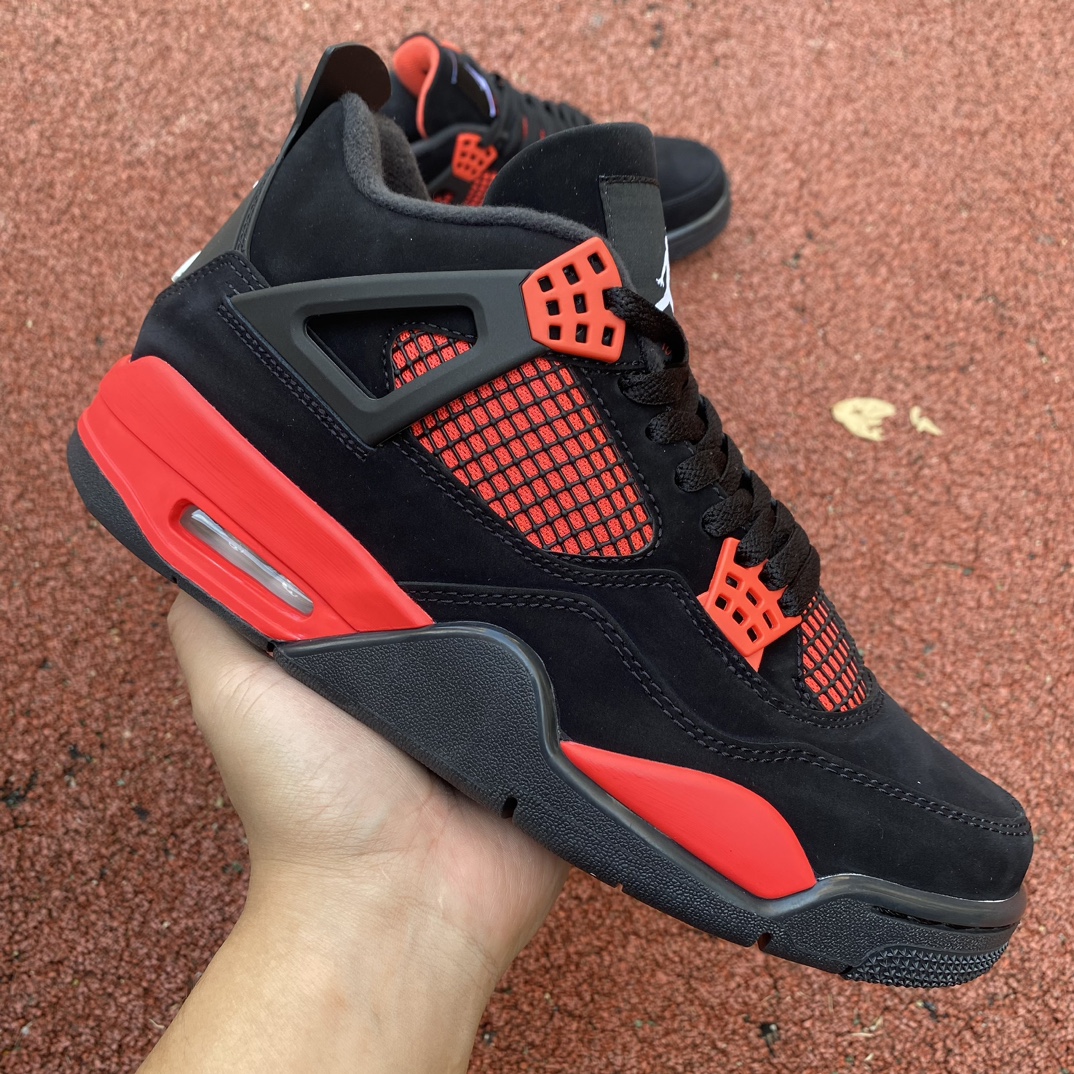 AJ4黑红尺码40-47.5福利特价版出品-AirJordan4“RedThunder”红雷神CT852