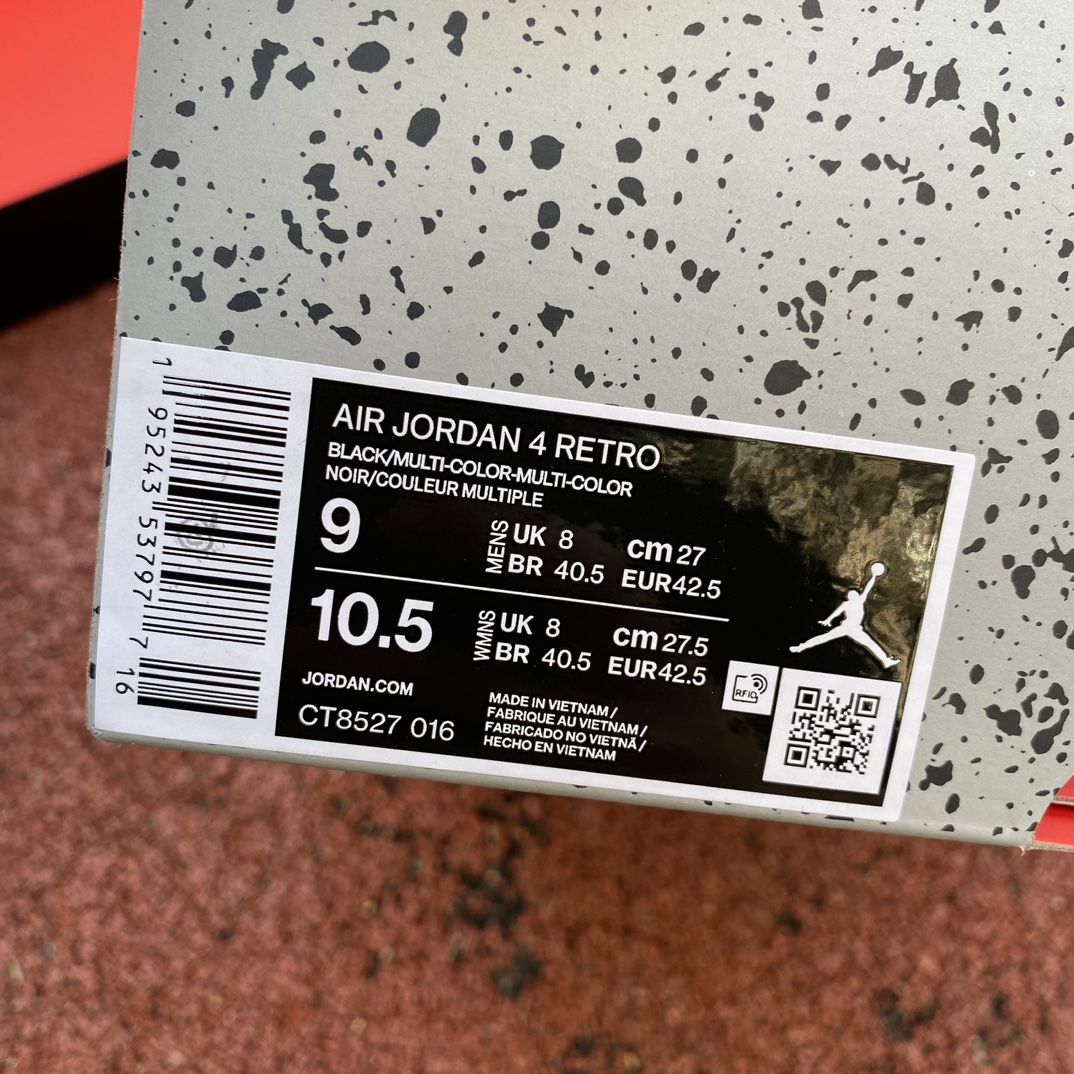 AJ4黑红尺码40-47.5福利特价版出品-AirJordan4“RedThunder”红雷神CT852