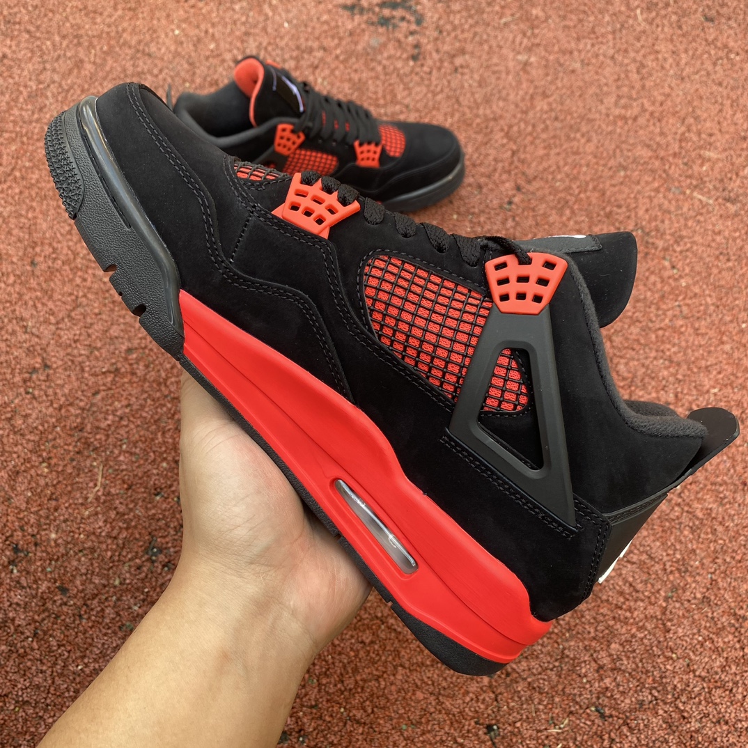 AJ4黑红尺码40-47.5福利特价版出品-AirJordan4“RedThunder”红雷神CT852