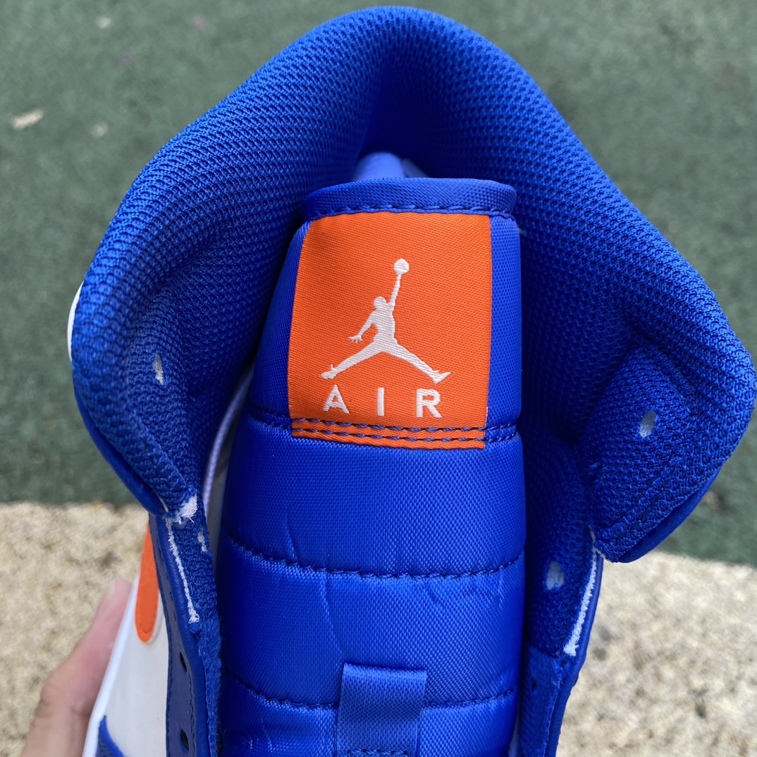 aj1mid白蓝橙尺码40-46纯原版️AirJordan1MidMichael蓝白FD1029-400