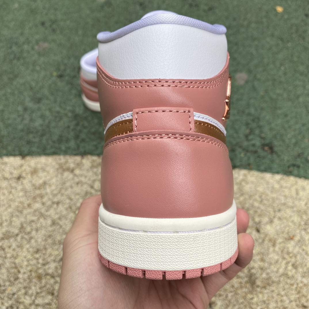 aj1mid玫瑰粉尺码35.5-46纯原版️AirJordan1MidSEAJ1粉色玫瑰粉中帮复古篮球鞋