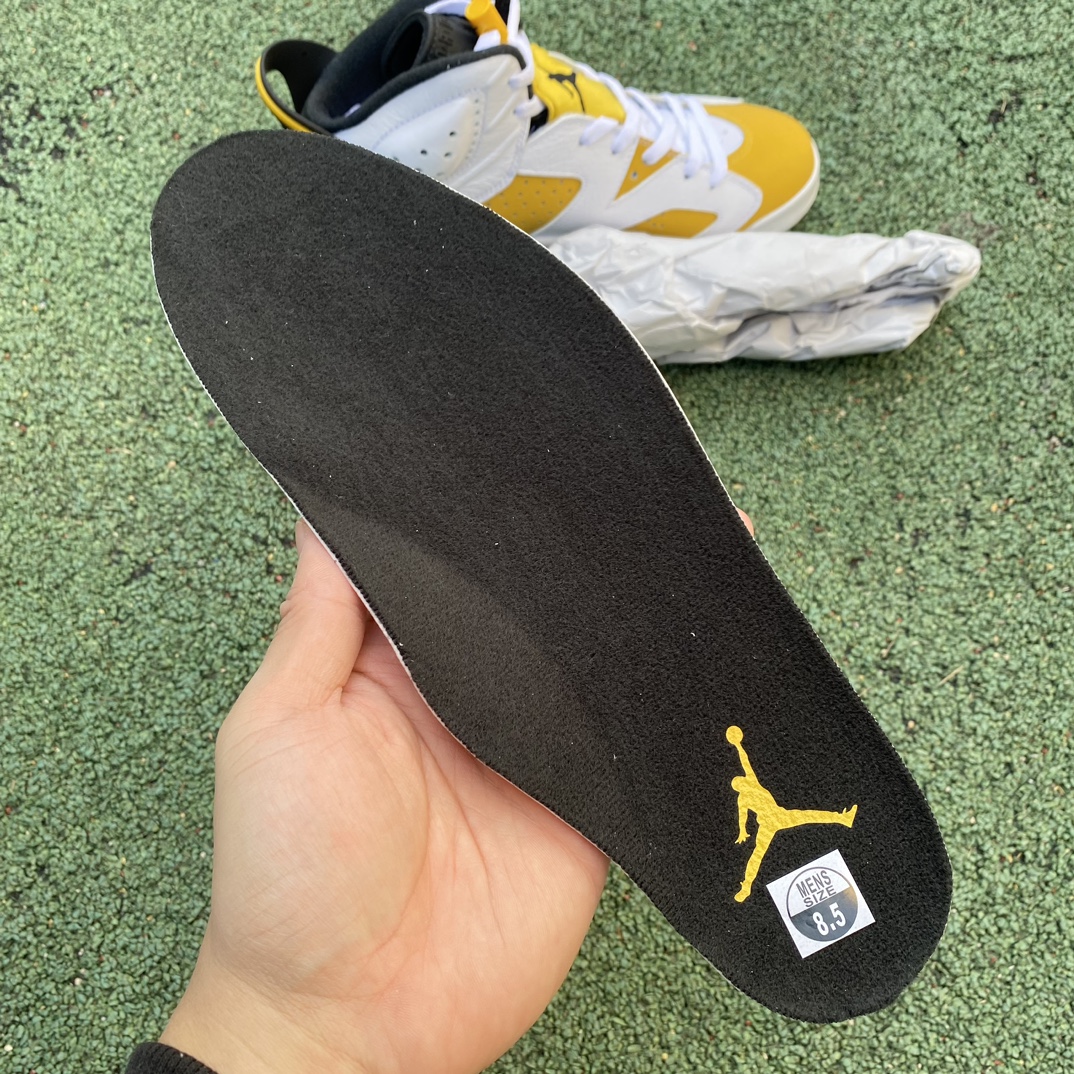 aj6白黄尺码40.5-48.5️45.5纯原版-AirJordan6“YellowOchre”CT85