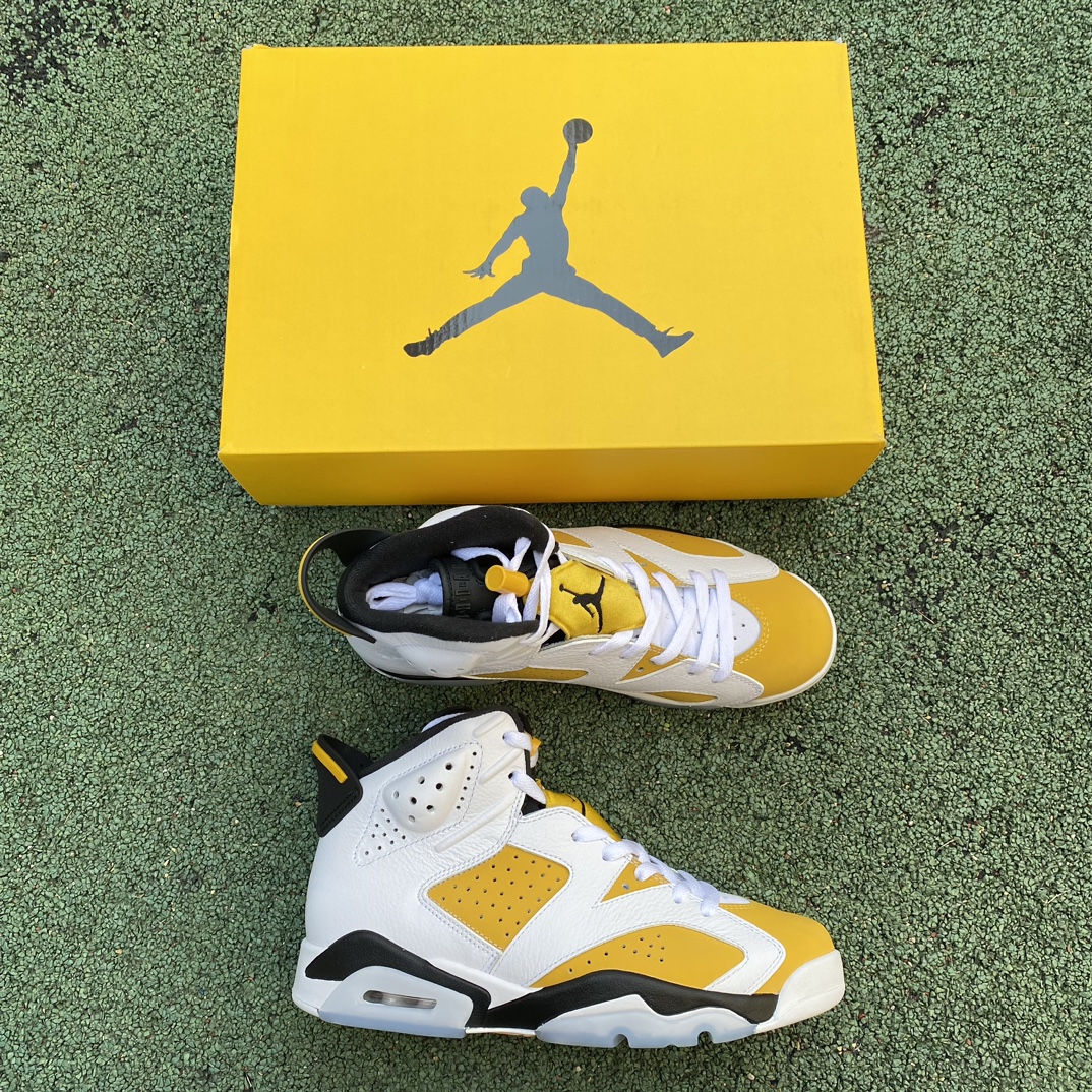 aj6白黄尺码40.5-48.5️45.5纯原版-AirJordan6“YellowOchre”CT85