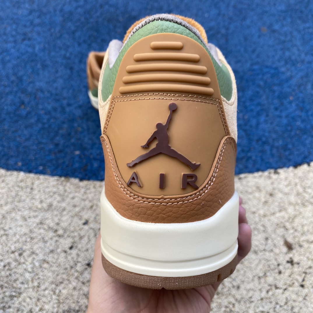 aj3棕绿拼接尺码36-47.5AirJordan3AJ3中帮复古篮球鞋CT8532-160