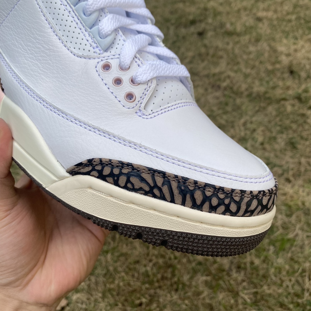 aj3樱花粉尺码36-48.5T1纯原版️AirJordan3AJ3白棕粉摩卡粉男女复古篮球鞋CK924