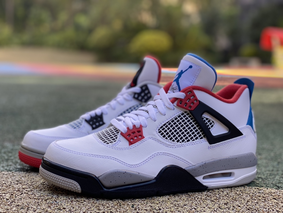 aj4鸳鸯尺码40.5-47.5c特供版️ljr出品AirJordan4WhatTheAJ4红蓝鸳鸯篮球