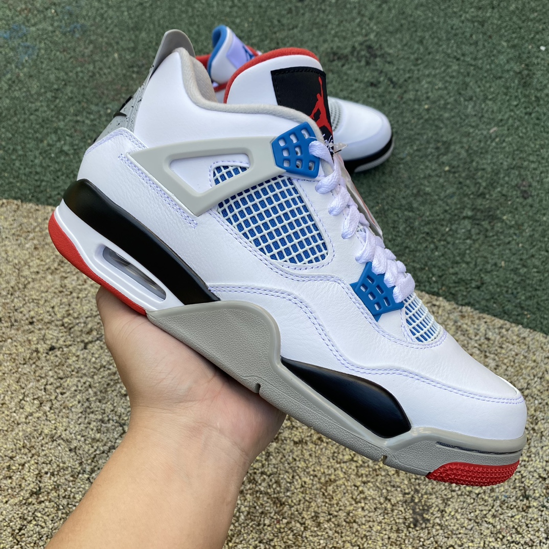 aj4鸳鸯尺码40.5-47.5c特供版️ljr出品AirJordan4WhatTheAJ4红蓝鸳鸯篮球