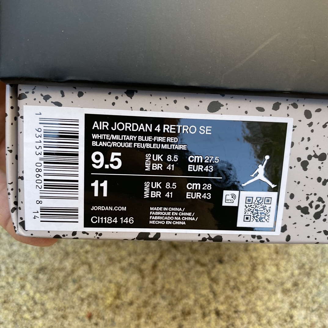 aj4鸳鸯尺码40.5-47.5c特供版️ljr出品AirJordan4WhatTheAJ4红蓝鸳鸯篮球