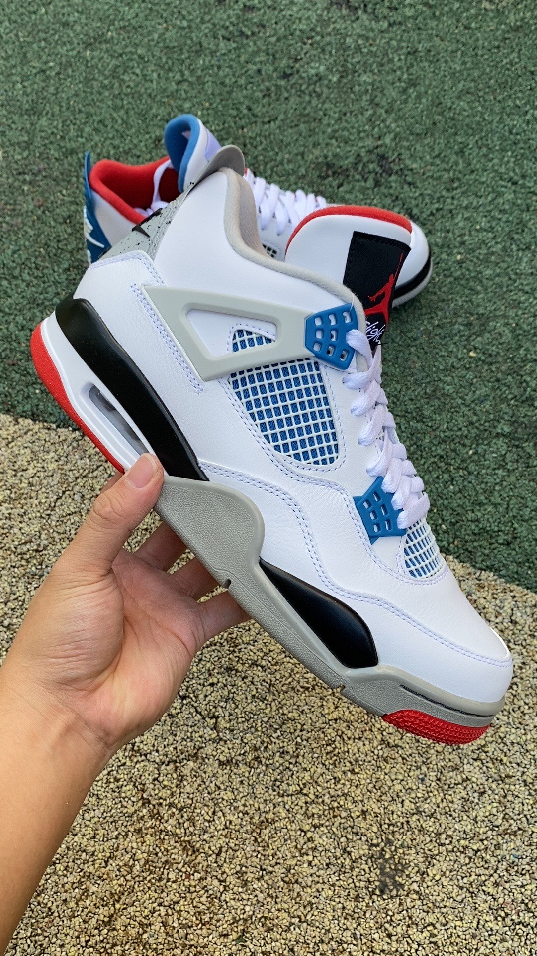 aj4鸳鸯尺码40.5-47.5c特供版️ljr出品AirJordan4WhatTheAJ4红蓝鸳鸯篮球