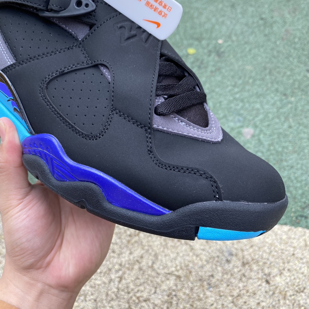 aj8黑紫尺码40-47.5AirJordan8RetroAquaAJ8全明星黑紫305381-025