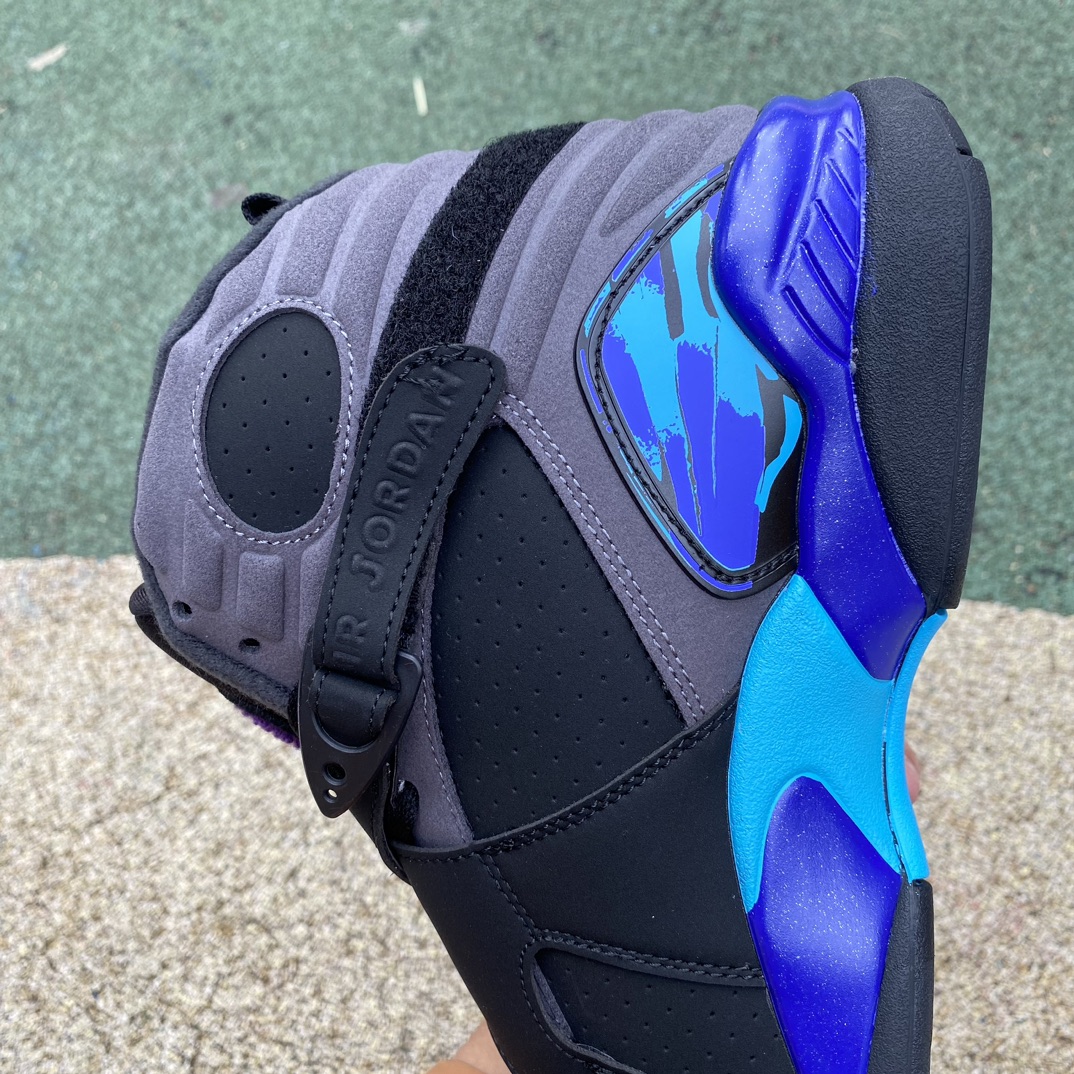 aj8黑紫尺码40-47.5AirJordan8RetroAquaAJ8全明星黑紫305381-025