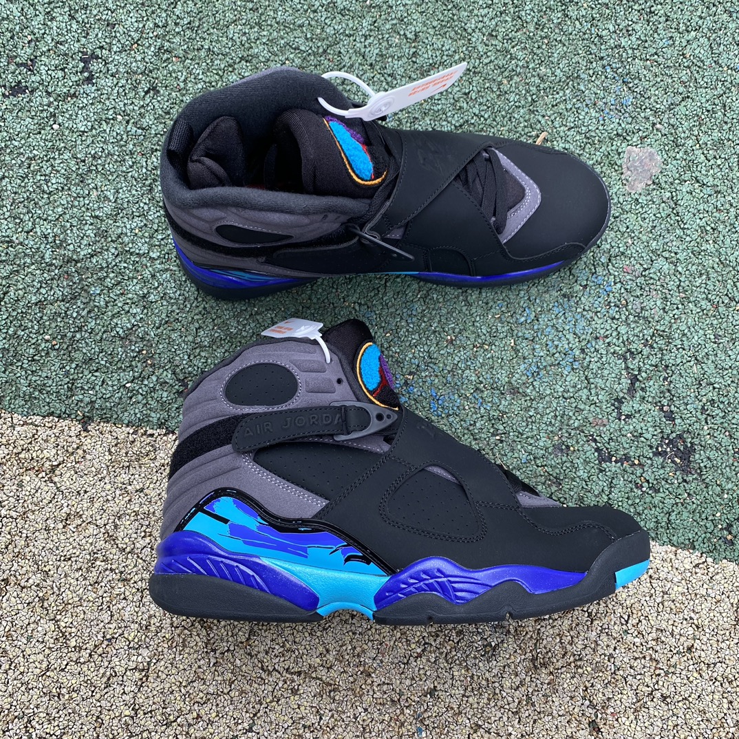 aj8黑紫尺码40-47.5AirJordan8RetroAquaAJ8全明星黑紫305381-025