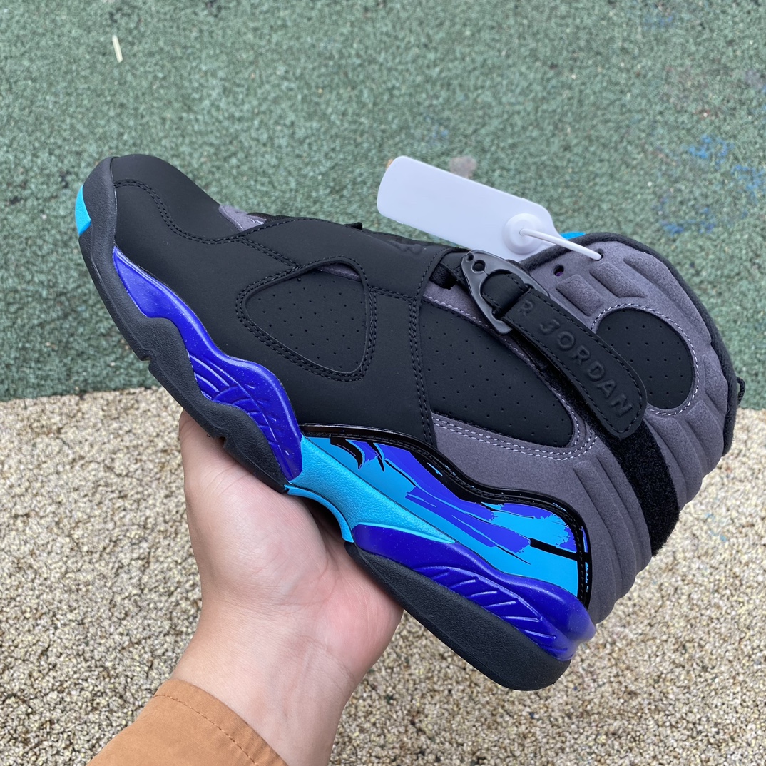 aj8黑紫尺码40-47.5AirJordan8RetroAquaAJ8全明星黑紫305381-025