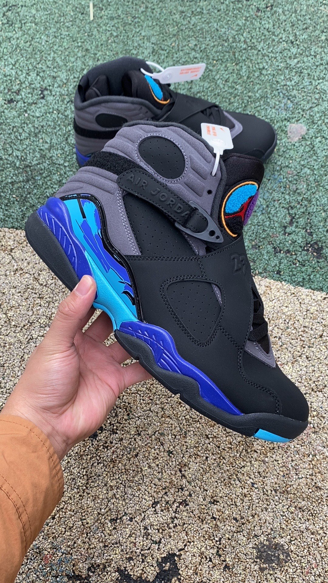 aj8黑紫尺码40-47.5AirJordan8RetroAquaAJ8全明星黑紫305381-025