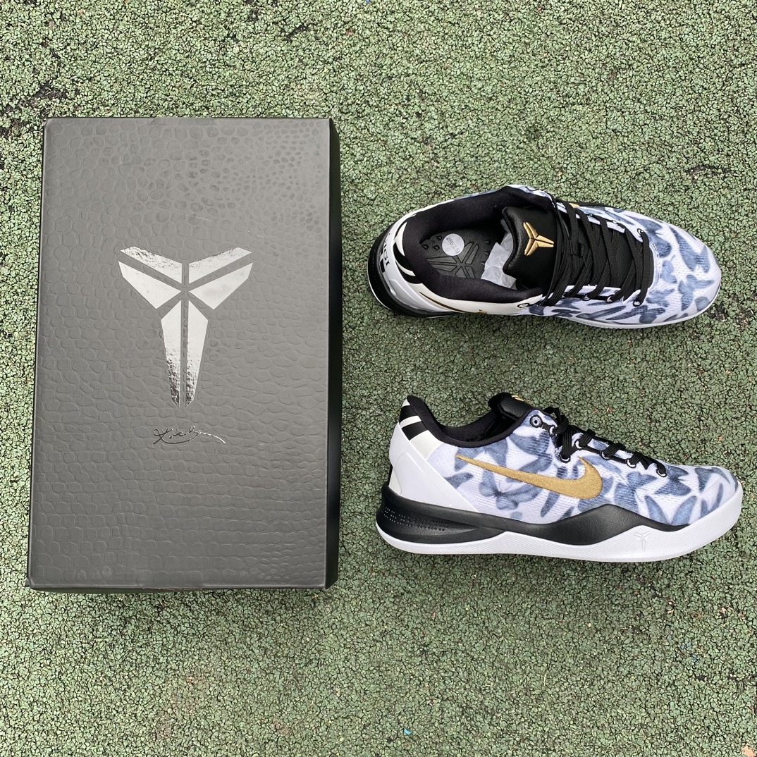 科比8白蓝黑金尺码40-48.5s2纯原版️偏小0.5-1码️NikeKobe8Protro男子简约舒适