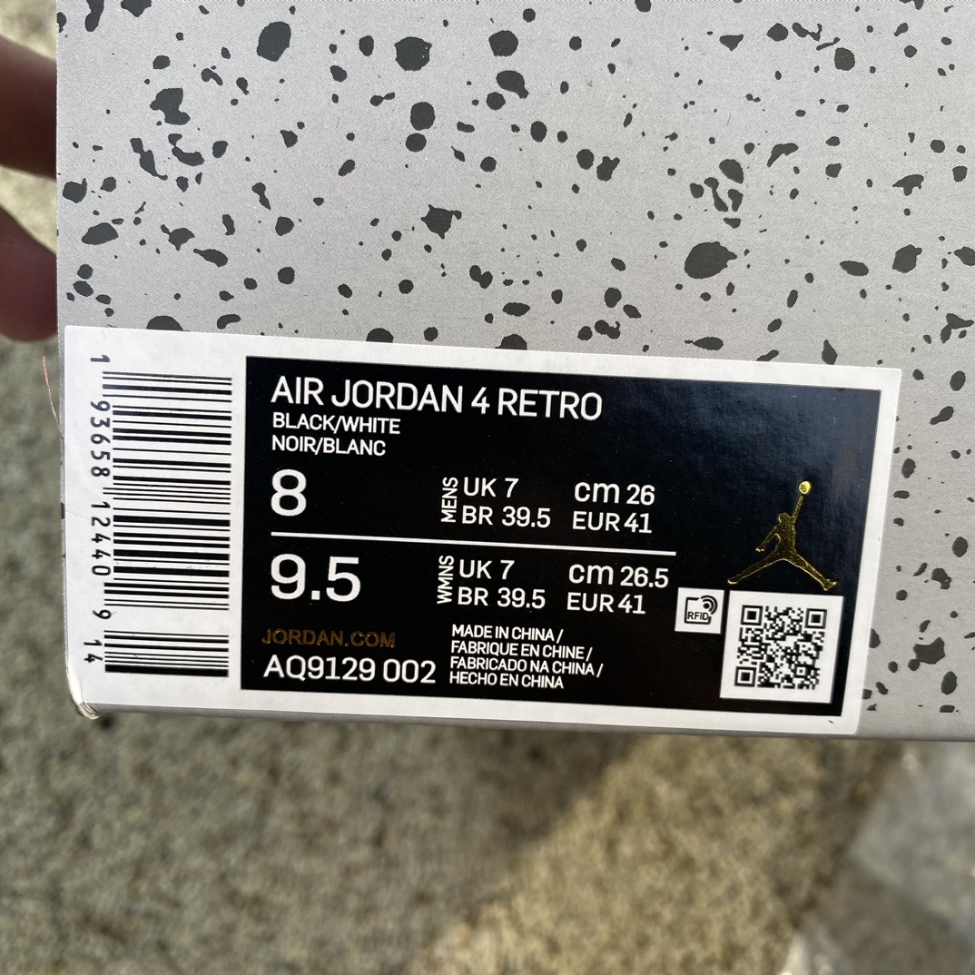 aj4棕黑金属尺码36-47.5AirJordan4黑棕色金属液态AQ9129-002