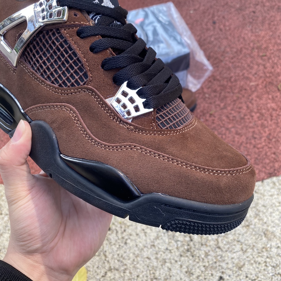 aj4棕黑金属尺码36-47.5AirJordan4黑棕色金属液态AQ9129-002