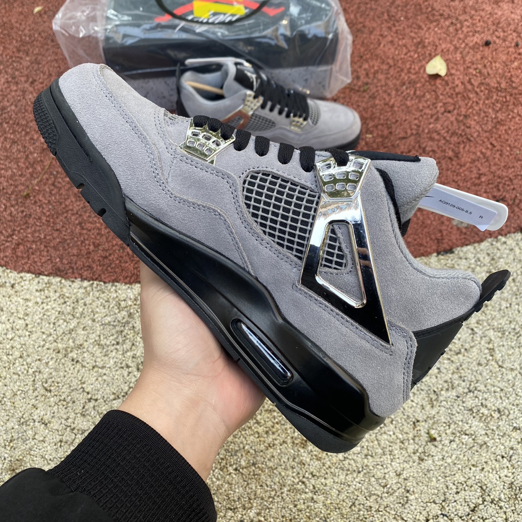 aj4灰黑金属尺码36-47.5AirJordan4黑棕色金属液态AQ9129-002