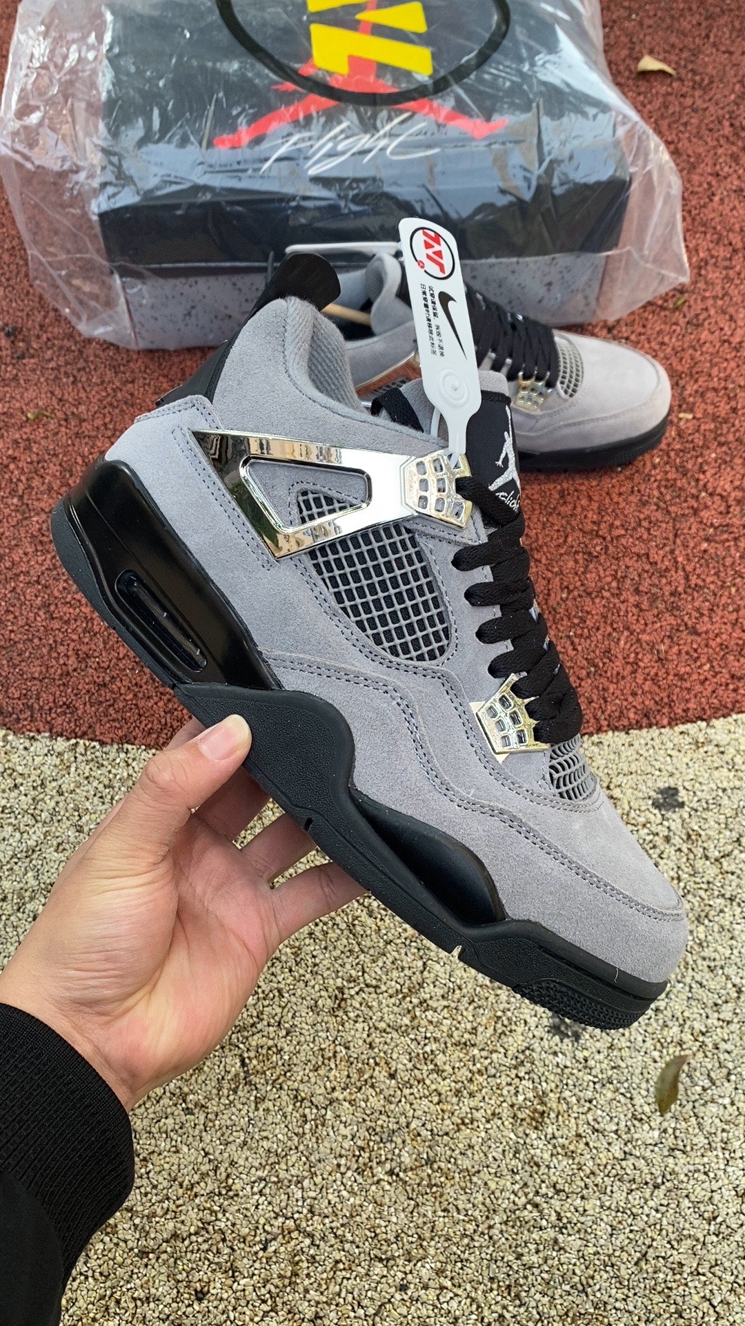 aj4灰黑金属尺码36-47.5AirJordan4黑棕色金属液态AQ9129-002