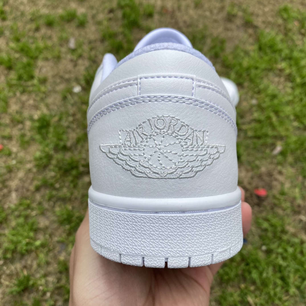 aj1纯白低帮尺码35.5-46纯原版️AirJordan1AJ1纯白耐克低帮男女小白鞋553558-1