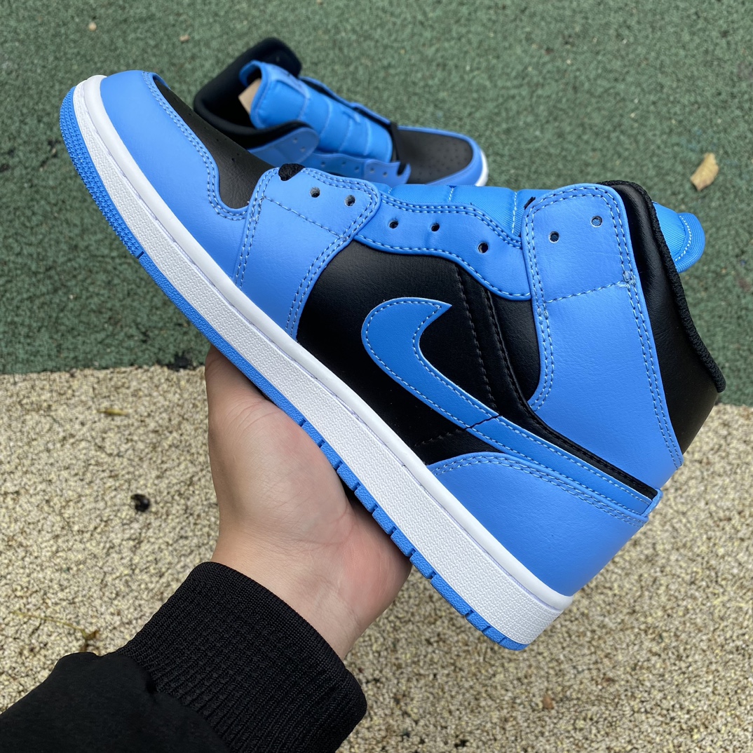 aj1Mid蓝黑尺码40-46纯原版️AirJordan1MidAJ1蓝黑中帮耐磨复古篮球鞋DQ8426