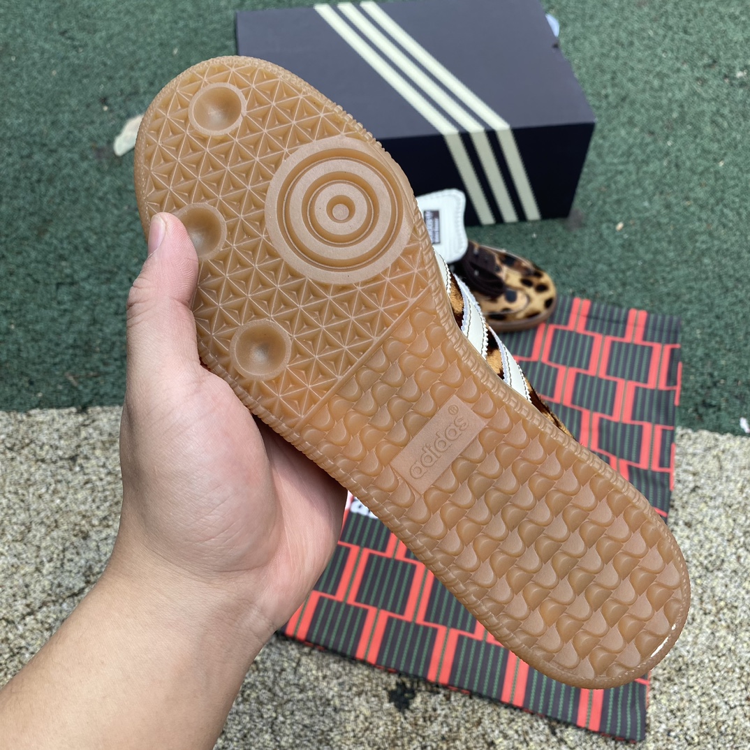 阿迪桑巴棕蓝豹纹尺码36-45纯原版-WalesBonnerxAdidasOriginalsSamba白