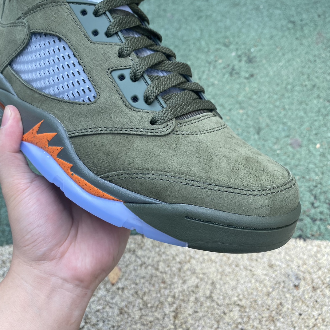 aj5橄榄绿尺码40.5-47.5LJR版️特供ljr出品-AirJordan5RetroOliveAJ