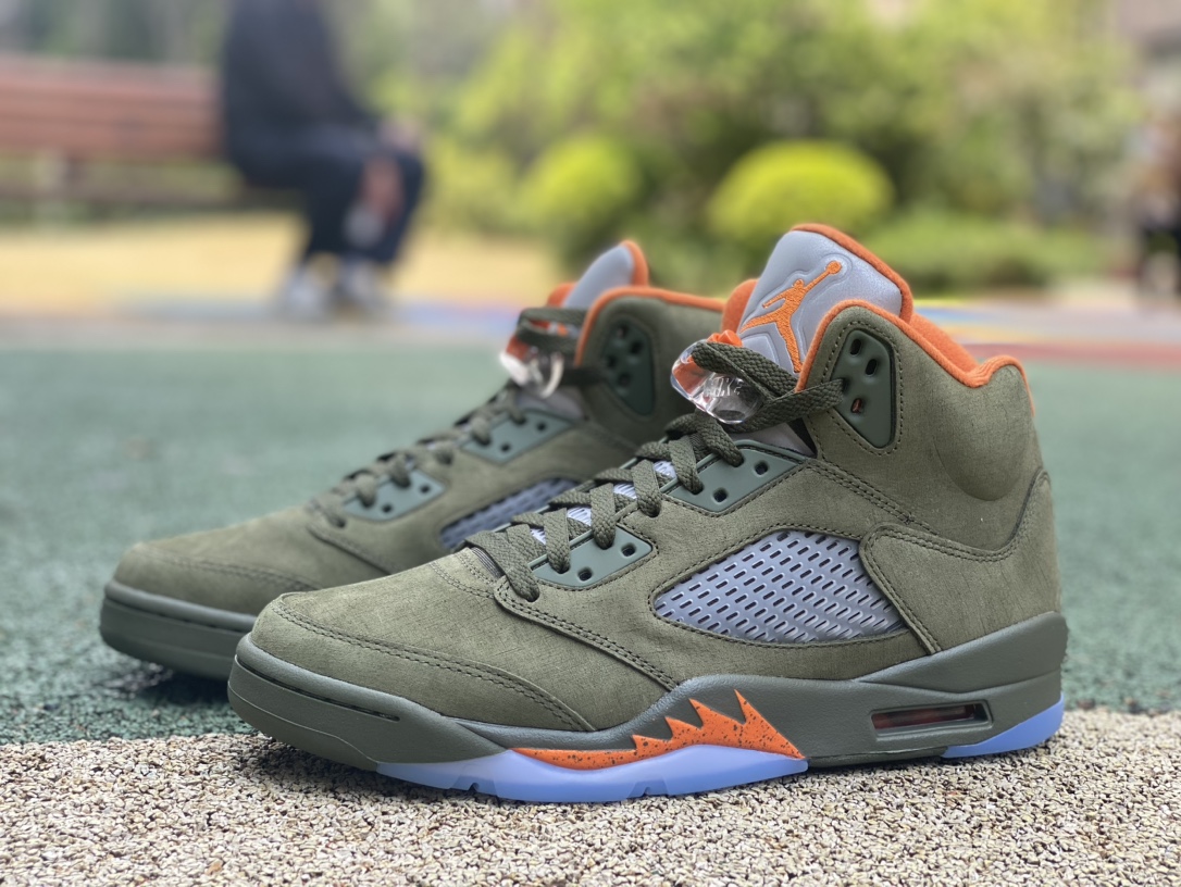 aj5橄榄绿尺码40.5-47.5LJR版️特供ljr出品-AirJordan5RetroOliveAJ