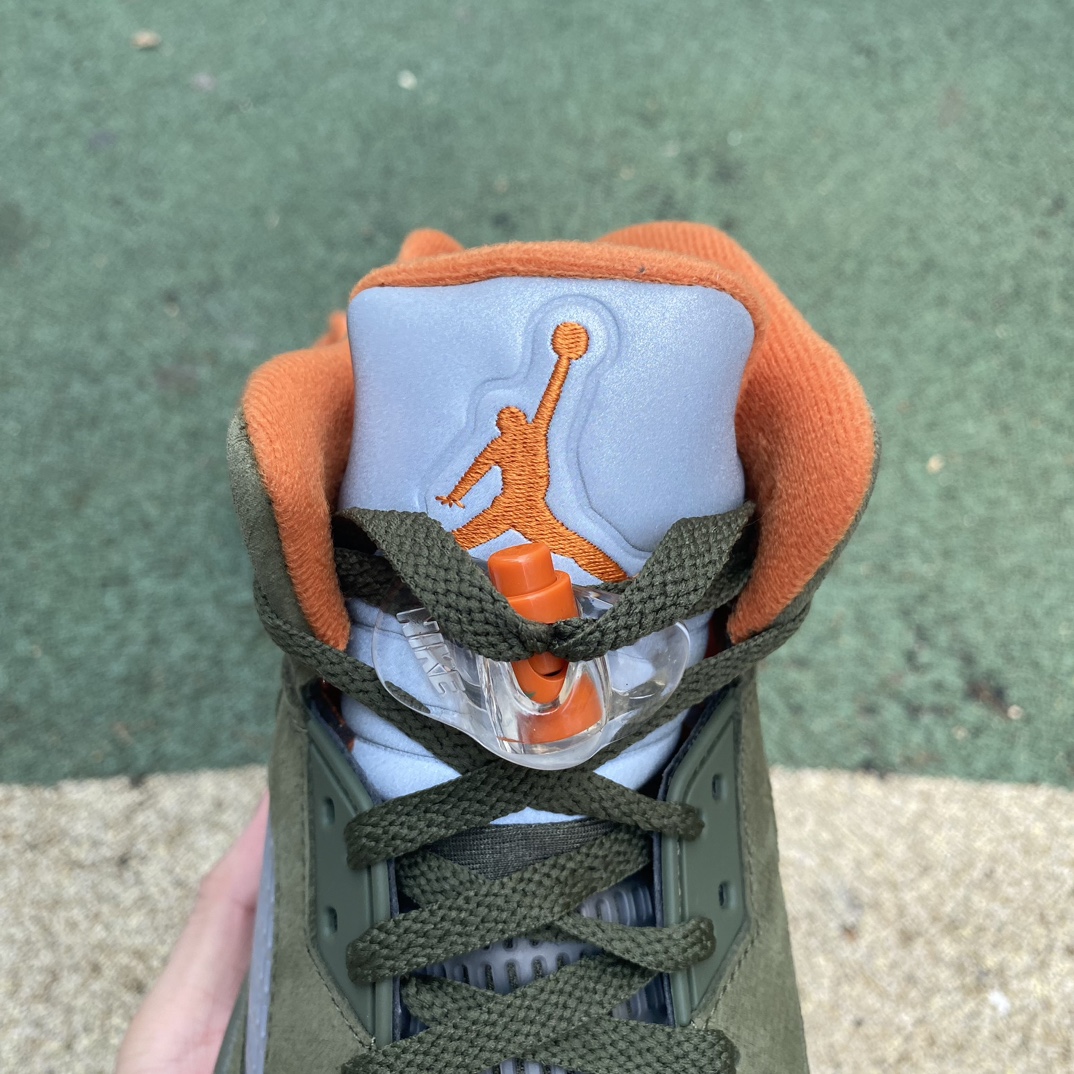 aj5橄榄绿尺码40.5-47.5LJR版️特供ljr出品-AirJordan5RetroOliveAJ