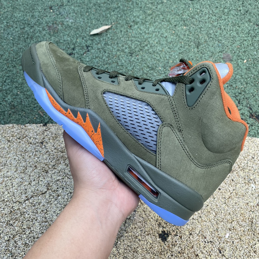 aj5橄榄绿尺码40.5-47.5LJR版️特供ljr出品️AirJordan5RetroOliveAJ