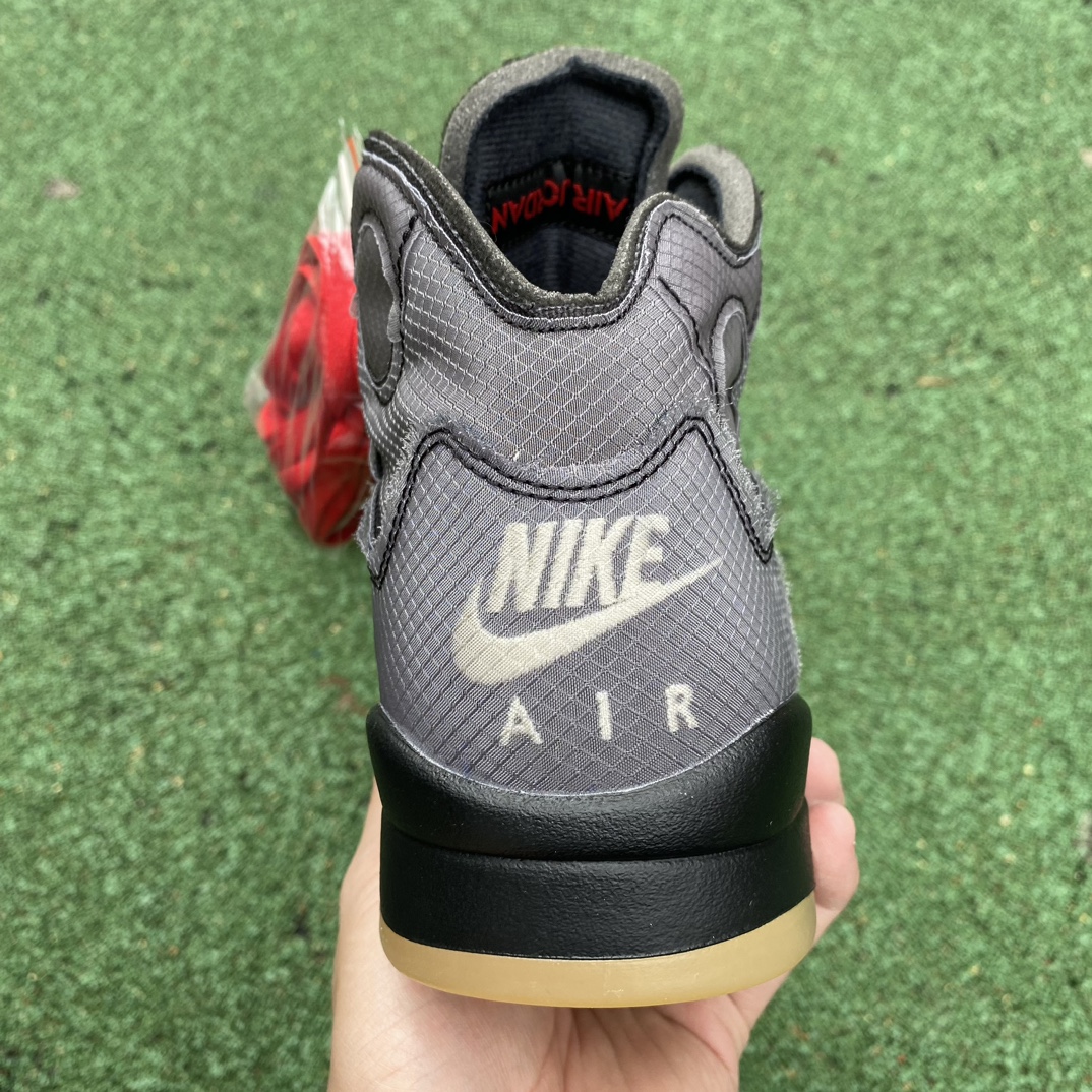 aj5ow黑蝉翼总裁片纯原版尺码40.5-47.5OFF-WhiteXAirJordan5OW联名AJ5