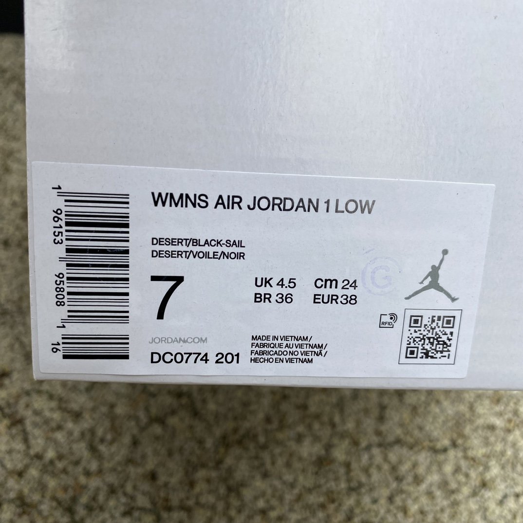 AirJordan1LowAJ1棕黑褐色低帮复古篮球鞋DC0774-201尺码35.5-46