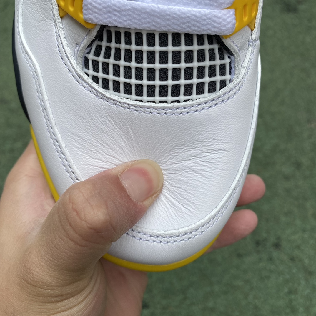 aj4白橙黄尺码40.5-48.5裁片纯原版-AirJordan4AJ4白橙色RetroVividSul