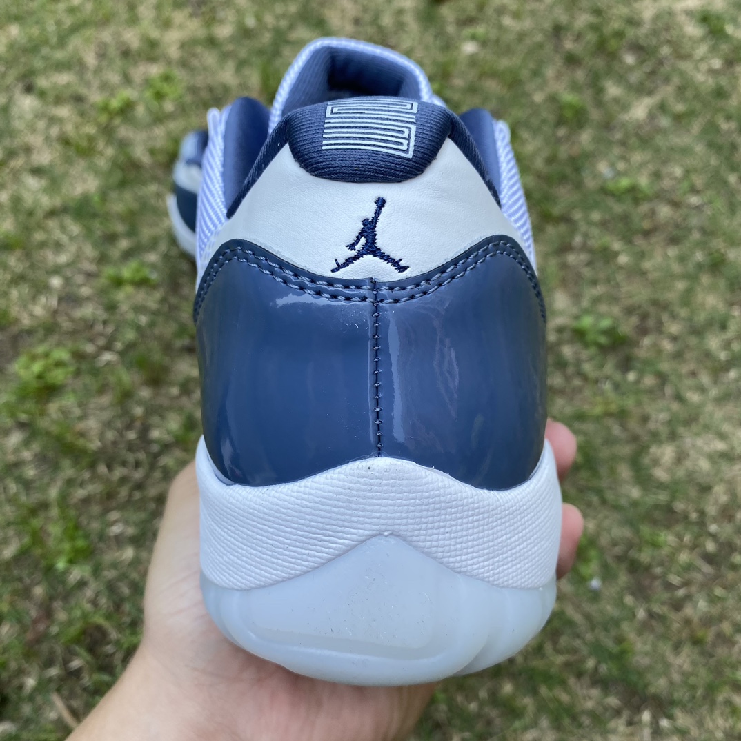 AirJordan11Low“MidnightNavy”RETRO低帮白蓝FV5104-104尺码40-