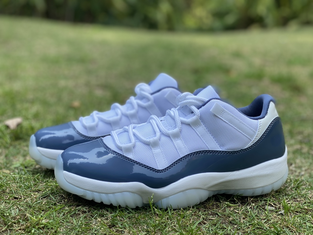 AirJordan11Low“MidnightNavy”RETRO低帮白蓝FV5104-104尺码40-