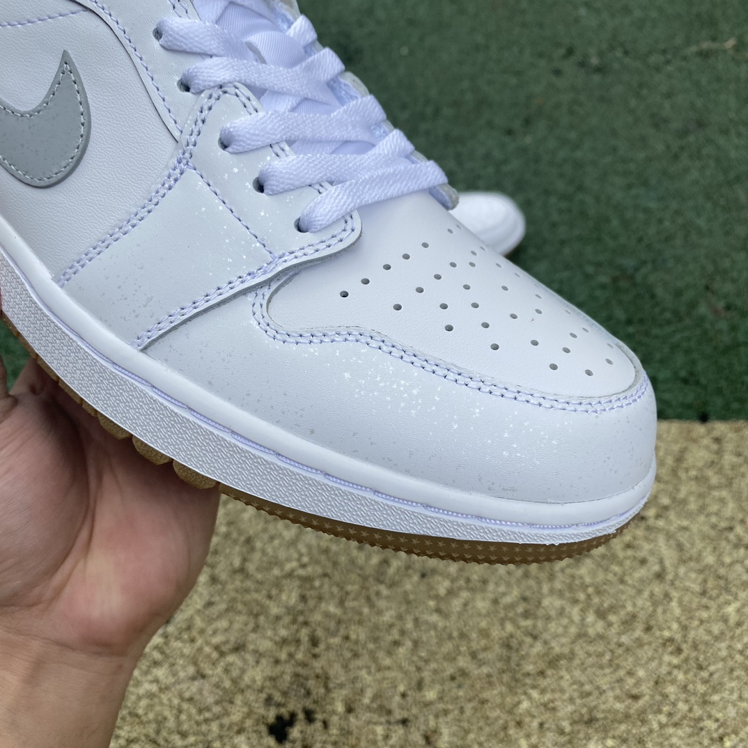 AirJordan1LowGolfAJ1白色复古篮球鞋DD9315-111aj1高尔夫白灰低帮尺码35.