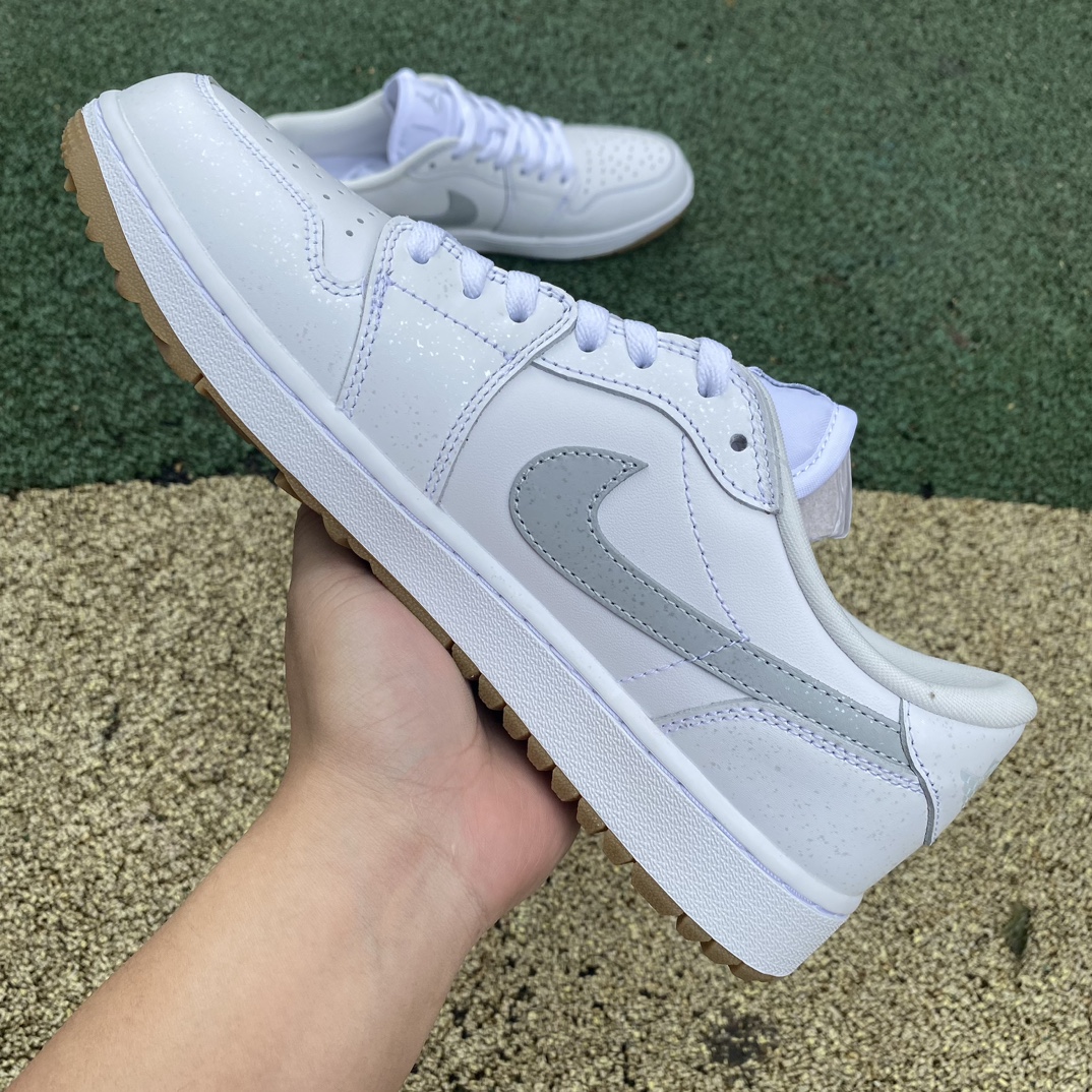 AirJordan1LowGolfAJ1白色复古篮球鞋DD9315-111aj1高尔夫白灰低帮尺码35.