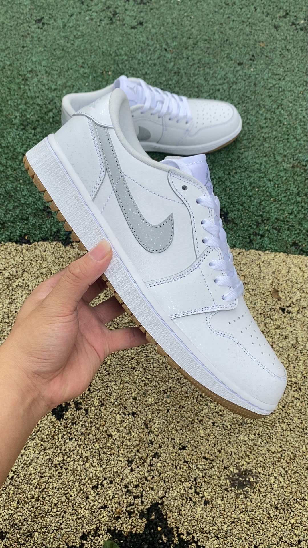 AirJordan1LowGolfAJ1白色复古篮球鞋DD9315-111aj1高尔夫白灰低帮尺码35.