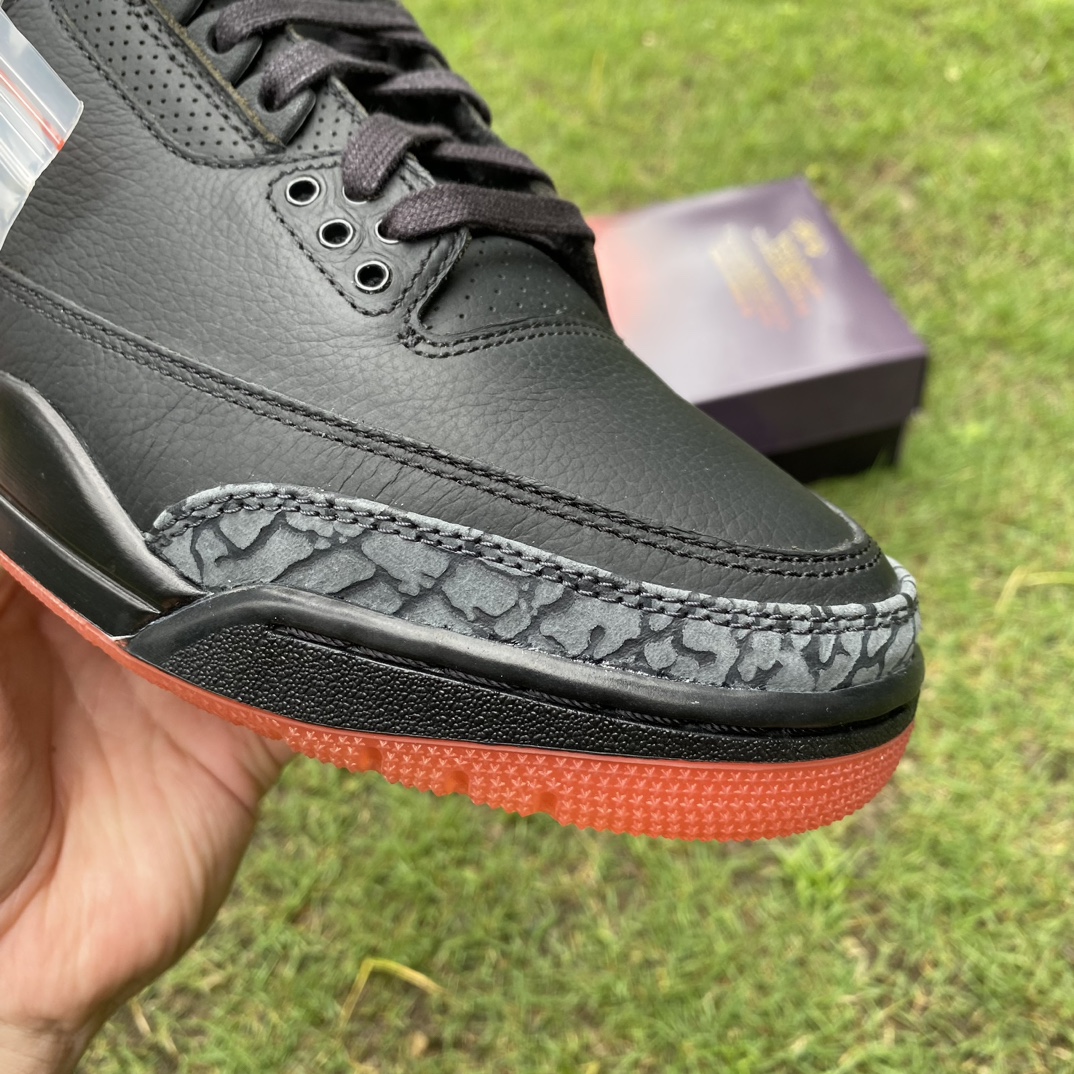 LW版-JBalvinxJordanAirJordan3Rio黑彩虹FN0344-001尺码36-48.