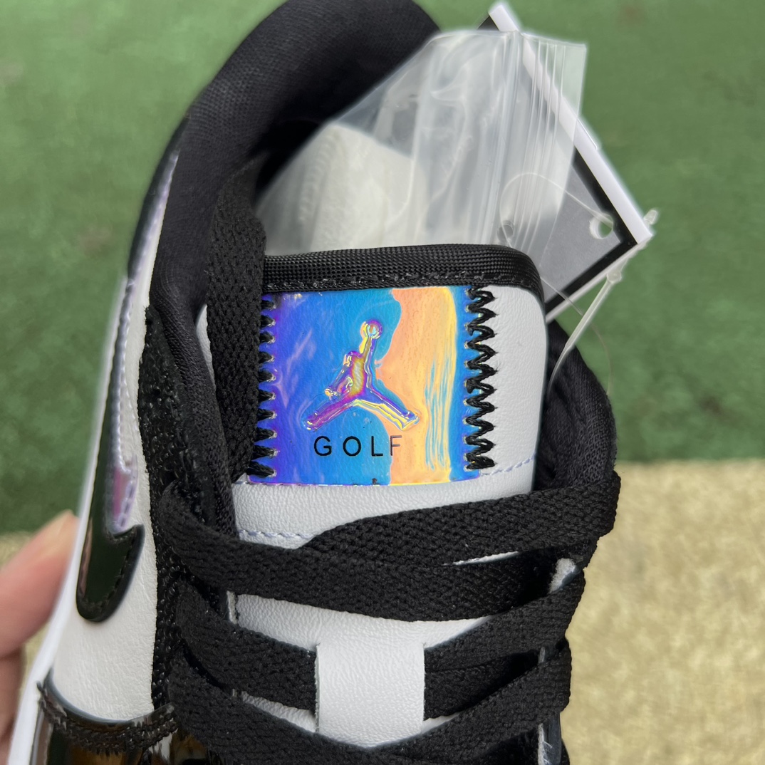 aj1低帮高尔夫黑白双钩纯原版️AirJordan1LowGolf“EndlessPursuit”黑白篮