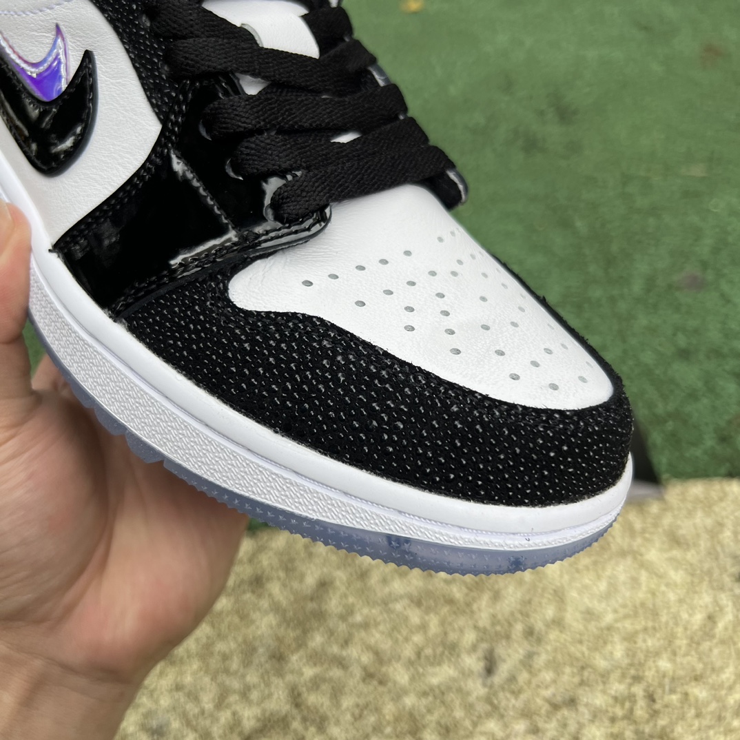 aj1低帮高尔夫黑白双钩纯原版️AirJordan1LowGolf“EndlessPursuit”黑白篮